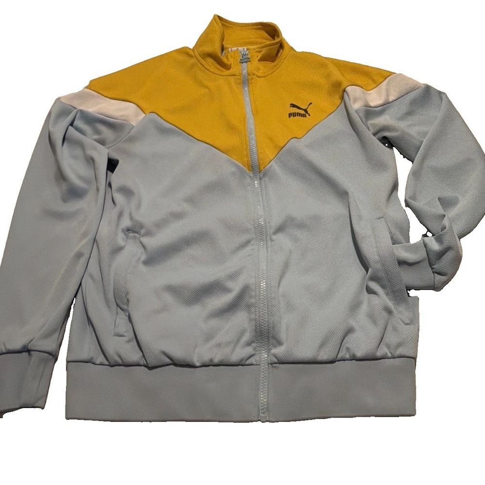 Puma Mens Iconic MCS Track '87 Full Zip Jacket Sz M Retro Streetwear Athleisure